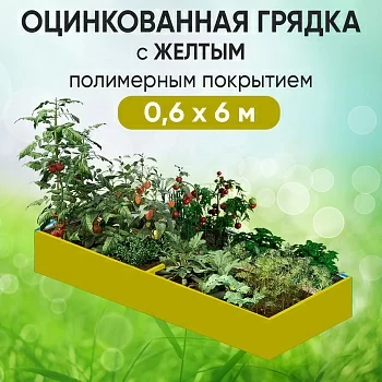 Грядка желтая (0,6 х 6)